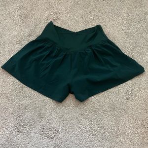 Real Me Offline Aerie Emerald Green Athletic Shorts with Inner Slip